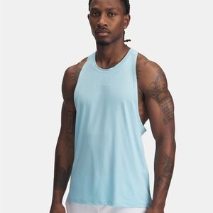 Men's Under Armour Vanish Energy Muscle Loose Tank Top, Blue Multiple Sizes NWT
